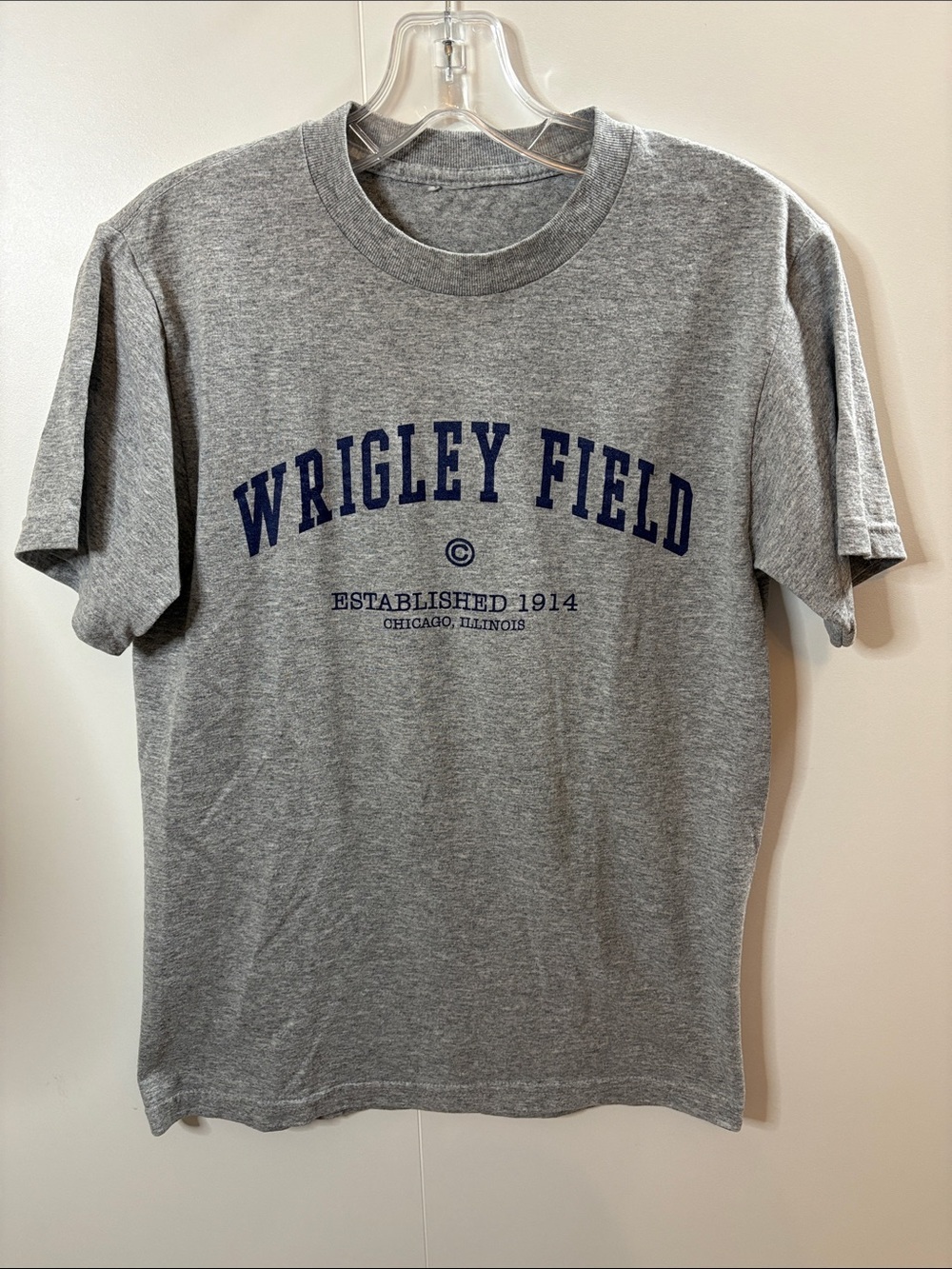 Wrigley Field Gray Graphic Tee | unisex S
